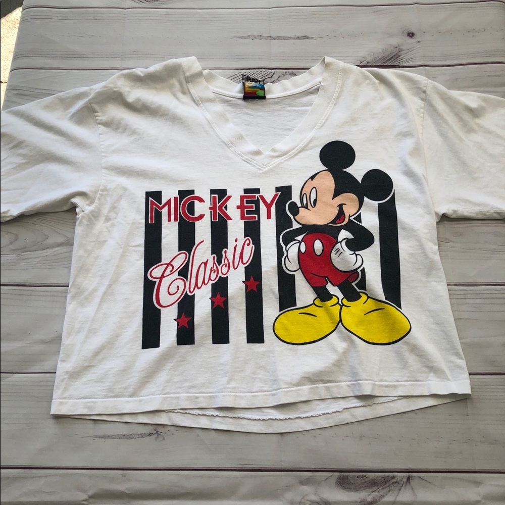 Vintage Mickey Classic  Crop Tee